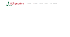 Desktop Screenshot of ilsignorino.it